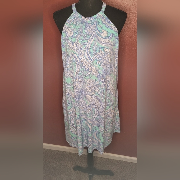 Cynthia Rowley Halter Top Dress with Inseam Bra - Picture 1 of 5